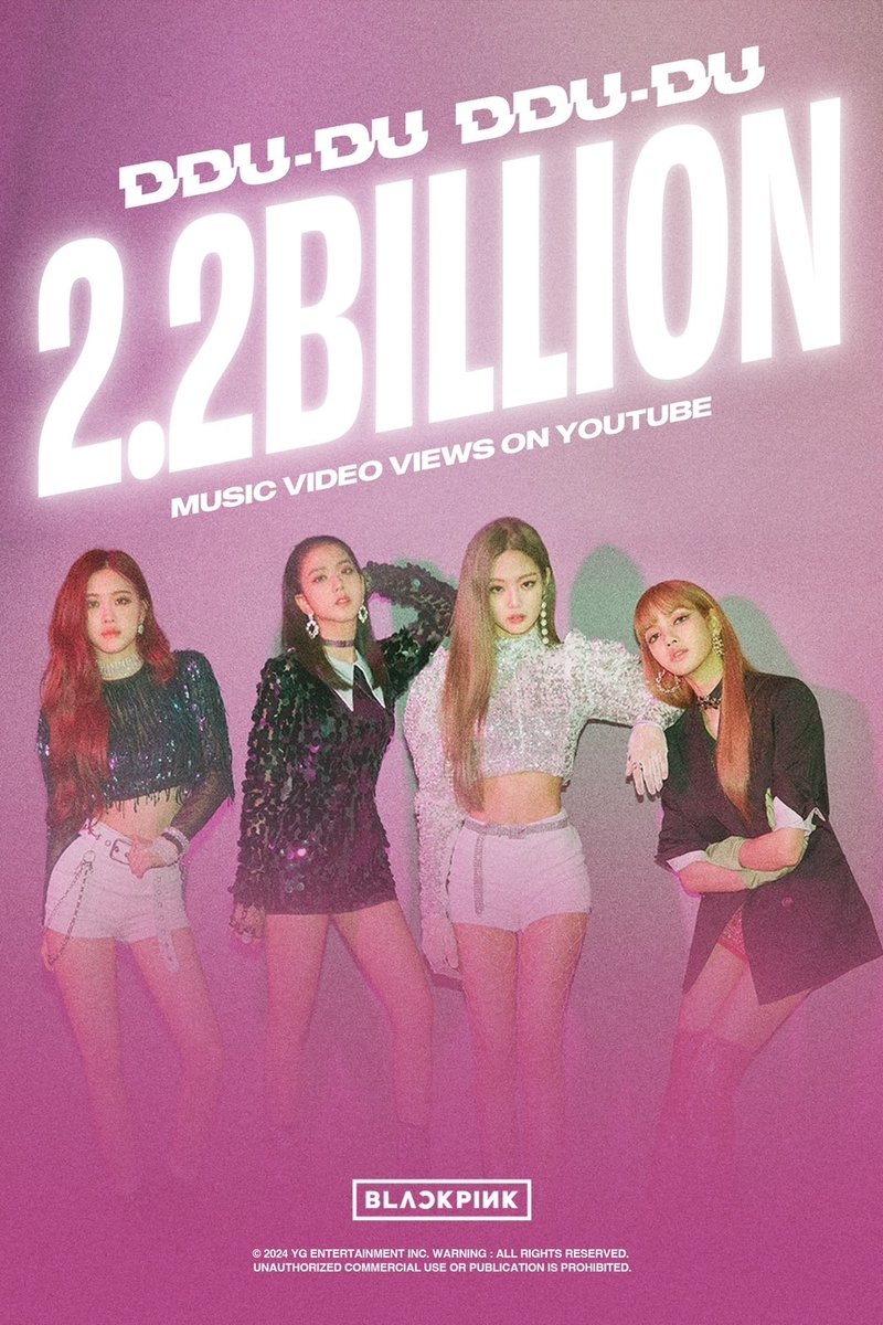 ‘DDU-DU DDU-DU’ music video exceeds 2.2 billion views